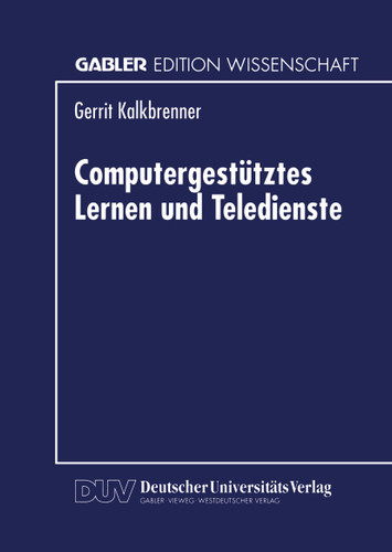 Computergestütztes Lernen und Teledienste book cover by 