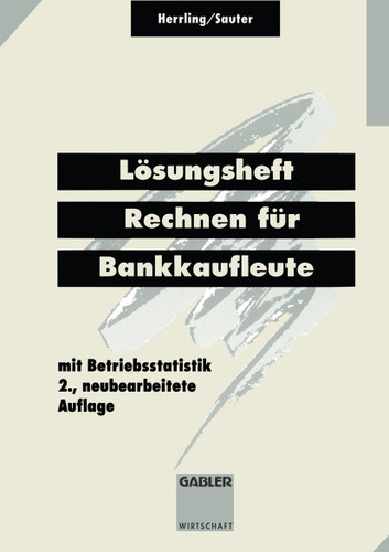 Lösungsheft Rechnen für Bankkaufleute book cover by Erich Herrling, Werner Sauter