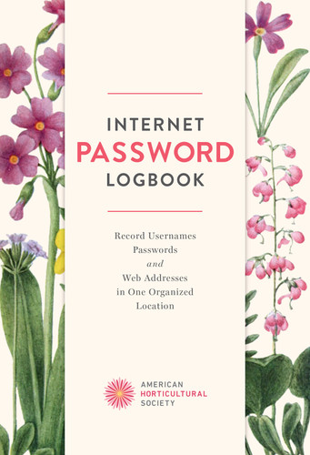 Internet Password Logbook (American Horticultural Society) book cover by American Horticultural Society