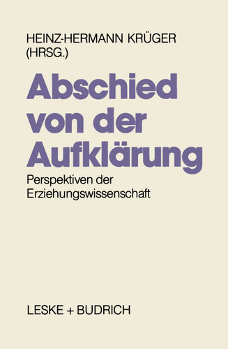 Abschied von der Aufklärung?: Perspektiven der Erziehungswissenschaft book cover by 