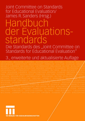 Handbuch der Evaluationsstandards: Die Standards des "Joint Committee on Standards for Educational Evaluation" book cover by 