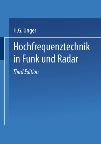 Hochfrequenztechnik in Funk und Radar (Teubner-Studienskripten Elektrotechnik #18) book cover by Hans-George Unger