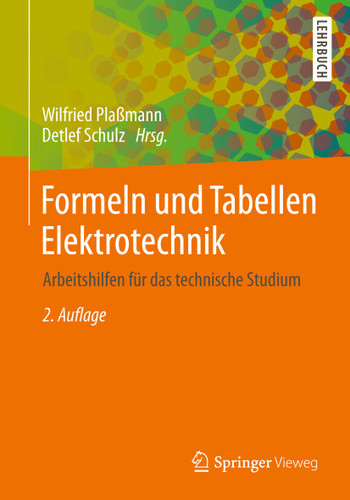 Formeln und Tabellen Elektrotechnik: Arbeitshilfen für das technische Studium book cover by 