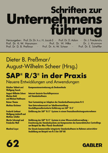 SAP® R/3® in der Praxis: Neuere Entwicklungen und Anwendungen (Schriften zur Unternehmensführung) book cover by 