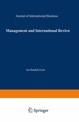 Management International Review (mir Special Issue) book cover by 