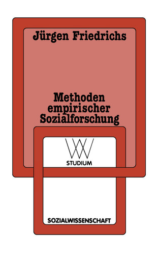 Methoden empirischer Sozialforschung (wv studium #28) book cover by Jürgen Friedrichs