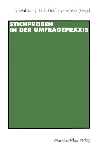 Stichproben in der Umfragepraxis (ZUMA-Publikationen) book cover by 