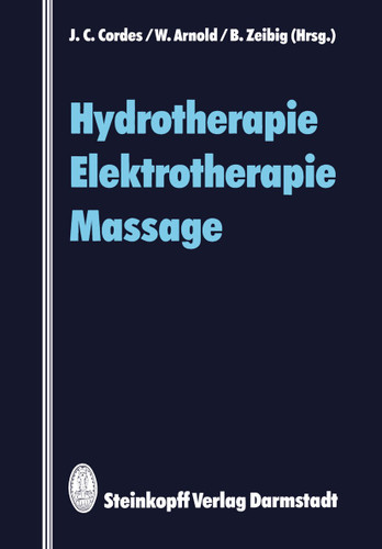 Hydrotherapie Elektrotherapie Massage book cover by 
