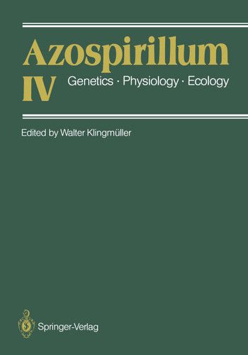 Azospirillum IV: Genetics · Physiology · Ecology book cover by 
