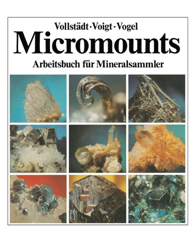 Micromounts book cover by Heiner Vollstädt, Günter Voigt, Andreas Vogel
