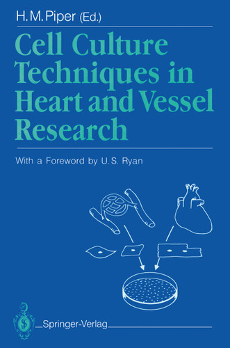 Cell Culture Techniques in Heart and Vessel Research book cover by 