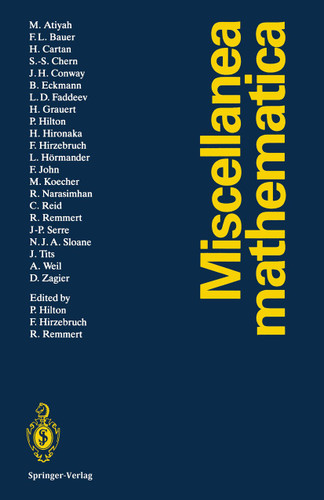 Miscellanea Mathematica book cover by 