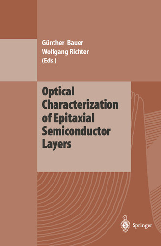 Optical Characterization of Epitaxial Semiconductor Layers book cover by 