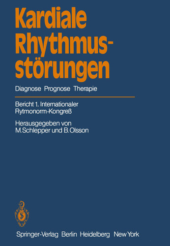 Kardiale Rhythmusstörungen: Diagnose Prognose Therapie book cover by 
