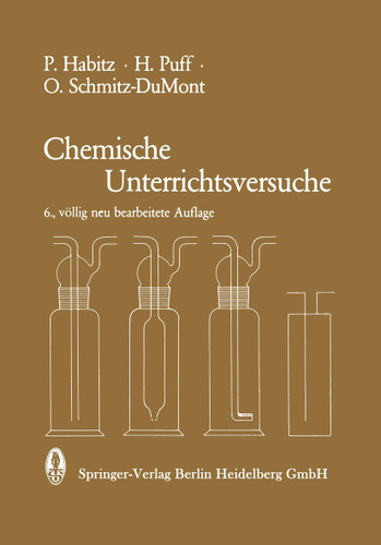 Chemische Unterrichtsversuche book cover by P. Habitz, H. Puff, O. Schmitz-DuMont