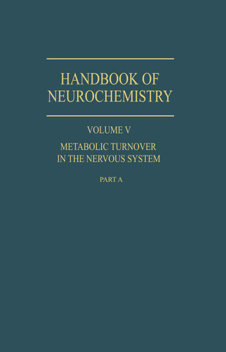 Metabolic Turnover in the Nervous System book cover by Sidney Roberts, P. Greengard, J. M. Ritchie, Michael M. Brand, G. M. Lehrer, Margaret R. Murray, N. Marks, A. Lajtha, R. Rodnight, Paul Mandel, Monique Jacob, Robert Main Burton, Yasuzo Tsukada, Hrachia Chachatur Buniatian, Sze-Chuh Cheng