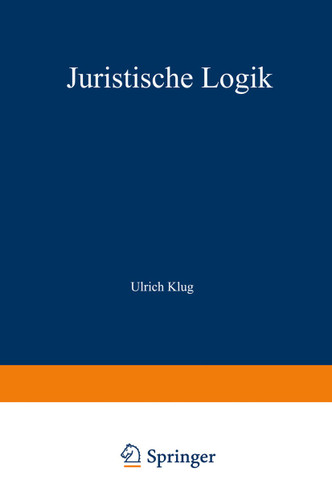 Juristische Logik book cover by Ulrich Klug