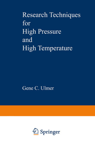 Research Techniques for High Pressure and High Temperature book cover by 