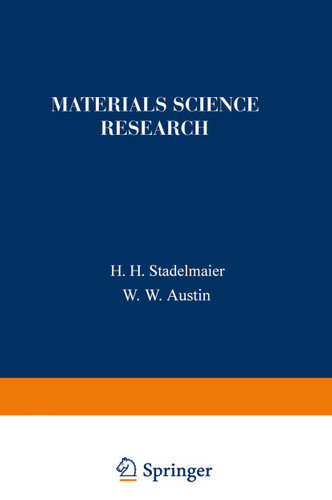 Materials Science Research (Materials Science Research) book cover by H. H. Stadelmaier, W. W. Austin