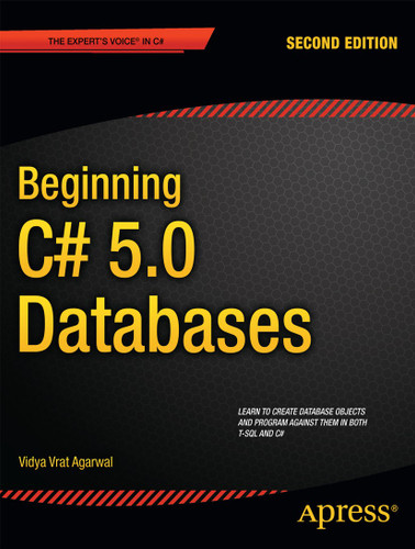 Beginning C# 5.0 Databases book cover by Vidya Vrat Agarwal