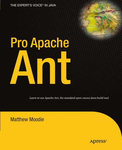 Pro Apache Ant book cover by Matthew Moodie