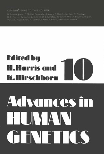 Advances in Human Genetics 10 (Advances in Human Genetics #10) book cover by Harry Harris