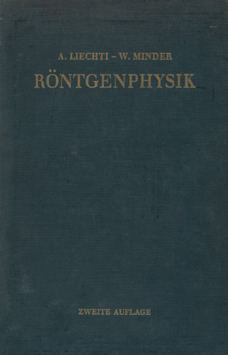 Röntgenphysik book cover by Adolf Liechti