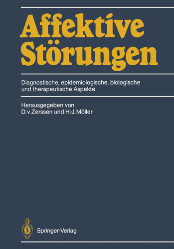 Affektive Störungen: Diagnostische, epidemiologische, biologische und therapeutische Aspekte book cover by 