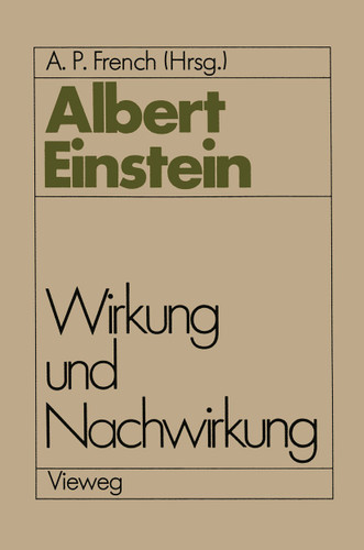 Albert Einstein Wirkung und Nachwirkung book cover by 