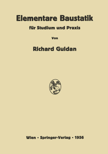 Elementare Baustatik für Studium und Praxis book cover by Richard Guldan