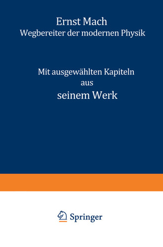 Ernst Mach: Wegbereiter der Modernen Physik book cover by Karl D. Heller