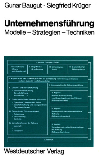Unternehmensführung: Modelle — Strategien — Techniken book cover by Gunar Baugut, Siegfried Krüger