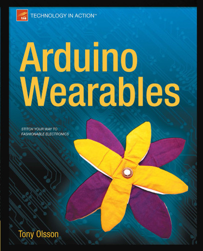 Arduino Wearables book cover by Tony Olsson