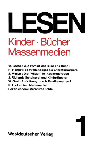 Kinder — Bücher — Massenmedien book cover by 