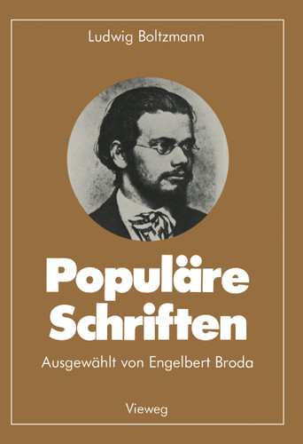Populäre Schriften book cover by Ludwig Boltzmann