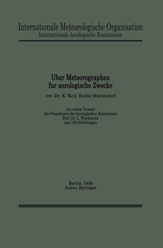 Über Meteorographen für aerologische Zwecke book cover by K. Keil, L. Weickmann