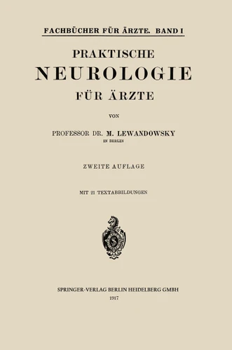 Praktische Neurologie für Ärzte (Fachbücher für Ärzte) book cover by Max Lewandowsky