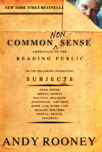 Common Nonsense book cover by Andy Rooney