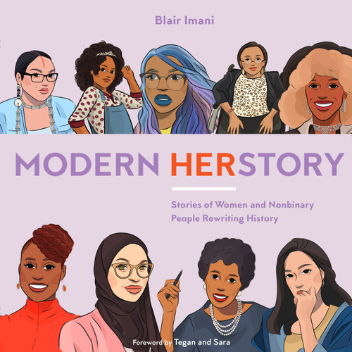 Modern HERstory: Stories of Women and Nonbinary People Rewriting History book cover by Blair Imani