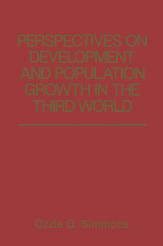 Perspectives on Development and Population Growth in the Third World book cover by O.G. Simmons