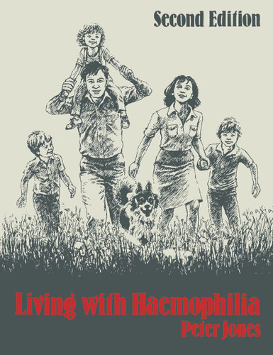 Living with Haemophilia book cover by Peter Jones