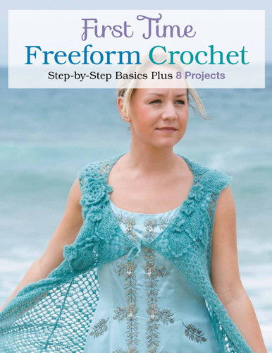 First Time Freeform Crochet book cover by Margaret Hubert