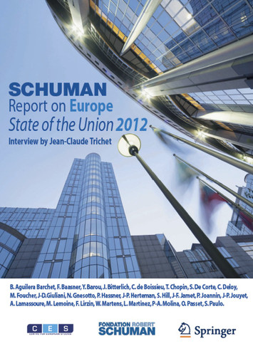 Schuman Report on Europe: State of the Union 2012 book cover by 