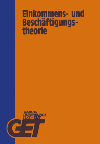 Einkommens- und Beschäftigungstheorie book cover by Brigitte Hewel