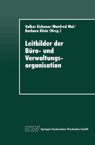 Leitbilder der Büro- und Verwaltungsorganisation (DUV Sozialwissenschaft) book cover by 
