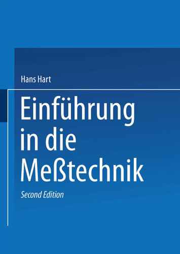 Einführung in die Meßtechnik book cover by Hart Hans