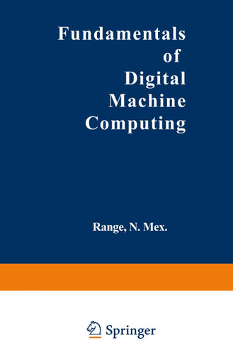 Fundamentals of Digital Machine Computing book cover by G. Hintze