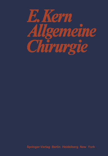 Allgemeine Chirurgie book cover by Ernst Kern