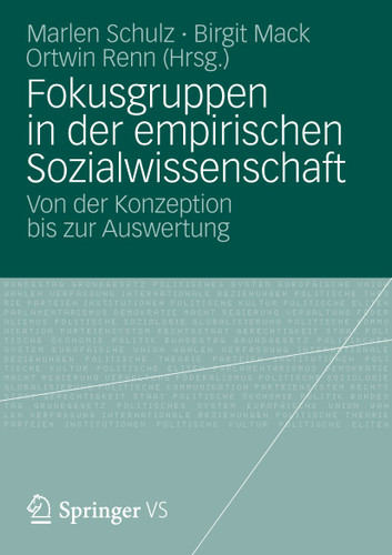 Fokusgruppen in der empirischen Sozialwissenschaft: Von der Konzeption bis zur Auswertung book cover by 