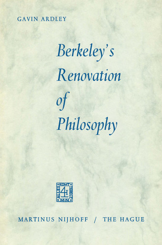Berkeley’s Renovation of Philosophy book cover by Gavin Ardley